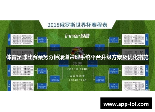 体育足球比赛票务分销渠道管理系统平台升级方案及优化措施