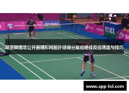戴资颖南非公开赛精彩网前扑球得分展现绝佳反应速度与技巧