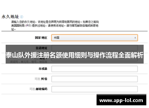 泰山队外援注册名额使用细则与操作流程全面解析